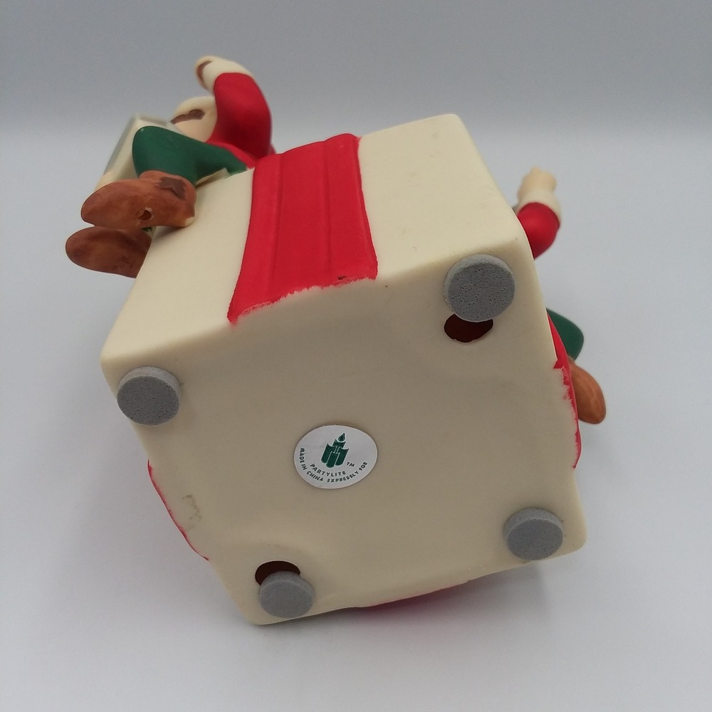 Partylite Santa's Elves Votive Holder Christmas Decor‎ Holiday Gift Retired - Picture 7 of 11